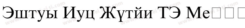 Times New Roman MT B字体转换